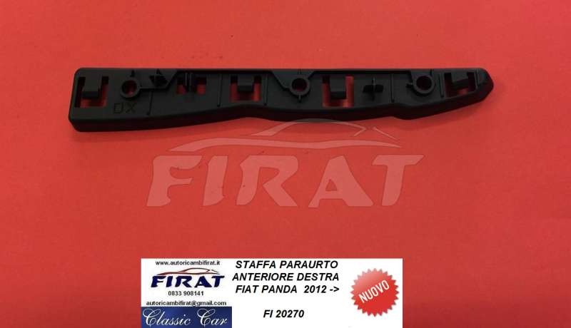 STAFFA PARAURTO FIAT PANDA 2012 ANT.DX